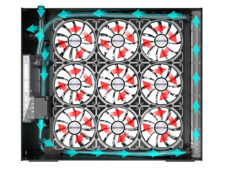 Bykski B-1080-CEC-X external cooler