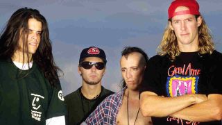Tool posing for a photograph in 1995