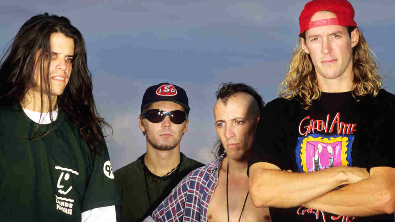 Tool posing for a photograph in 1995