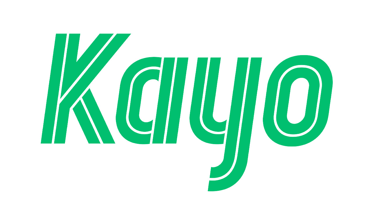 Bandera del logotipo de Kayo