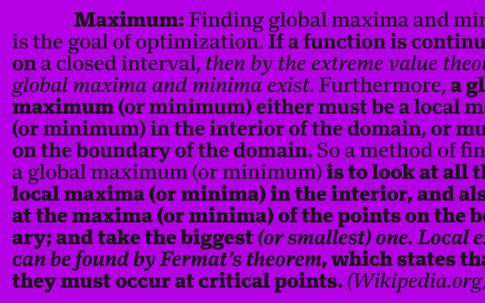 Typeface name: A2 Maximum