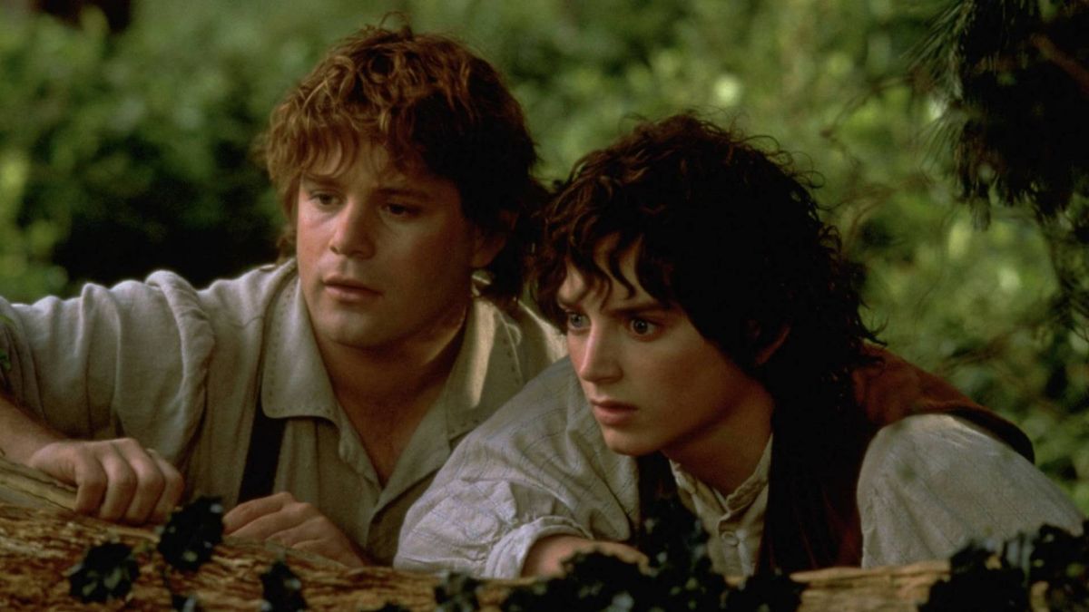 Frodo and Sam in The Lord of the Rings: The Fellowship of the Ring