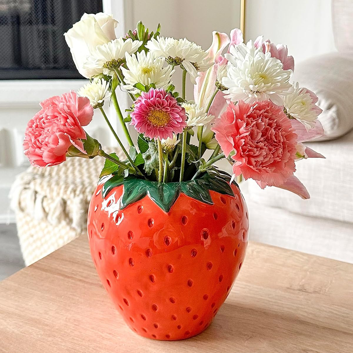 Ban.do strawberry vase from Amazon