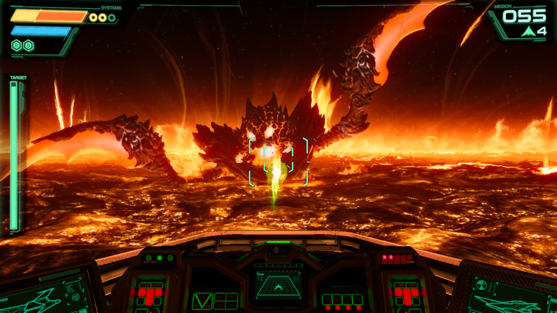 Screenshot from sci-fi video game 
