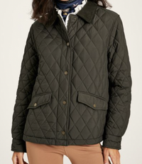 Joules Arlington Black Showerproof Quilted Jacket:&nbsp;was £89.95, now £62 at Joules (save £27)