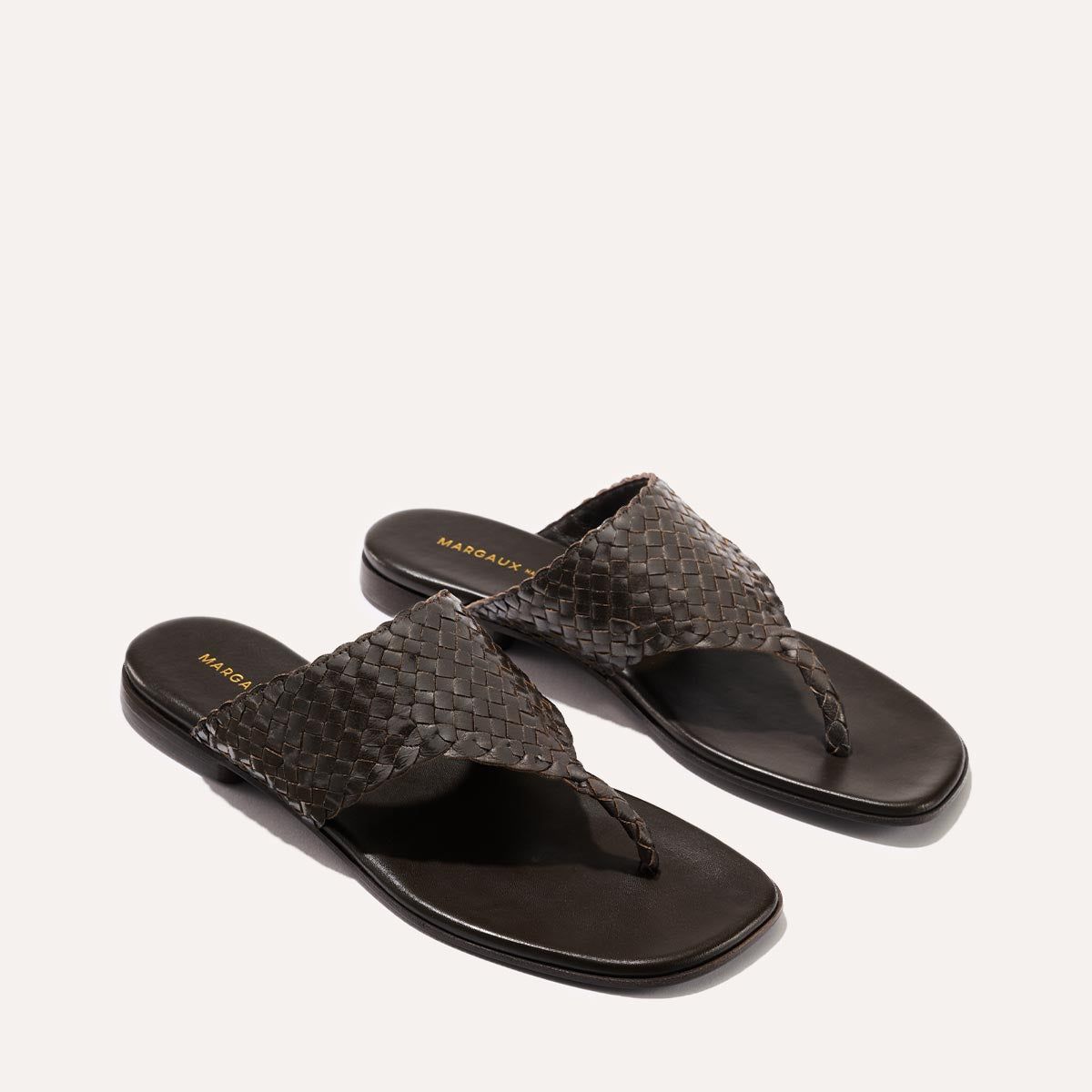 The Deia - Espresso Woven Leather