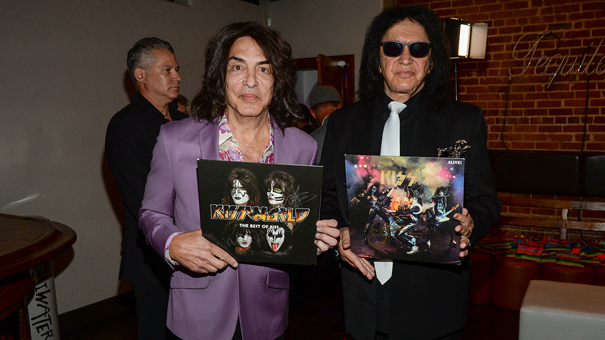 LOS ANGELES, CALIFORNIA - JUNE 03: (L-R) Paul Stanley and Gene Simmons attend Operation Smile Los Angeles Smile Fiesta at Candela La Brea on June 03, 2025 in Los Angeles, California. (Photo by Michael Simon/Getty Images for Operation Smile)