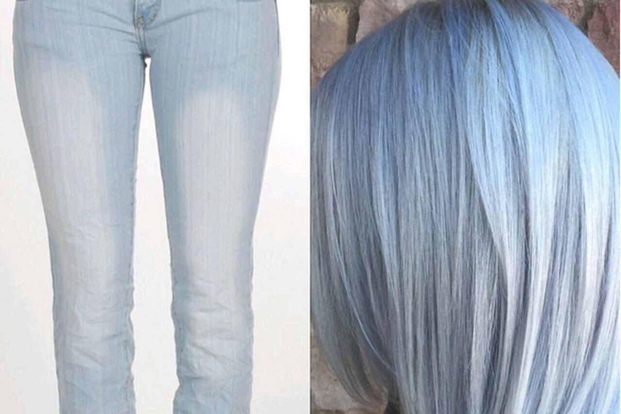 Denim hair 