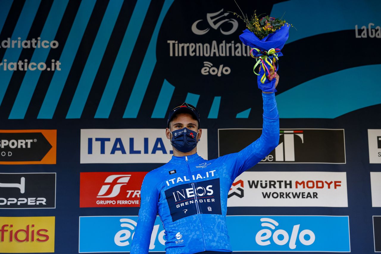 Tirreno Adriatico 2022 - 57th Edition - 1st stage Lido di Camaiore - Lido di Camaiore 13,9 km - 07/03/2022 - Filippo Ganna (ITA - INEOS Grenadiers) - photo Luca Bettini/SprintCyclingAgency&Acirc;&copy;2022