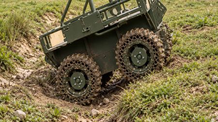 Airless Wheels on an autonomous vehicle 