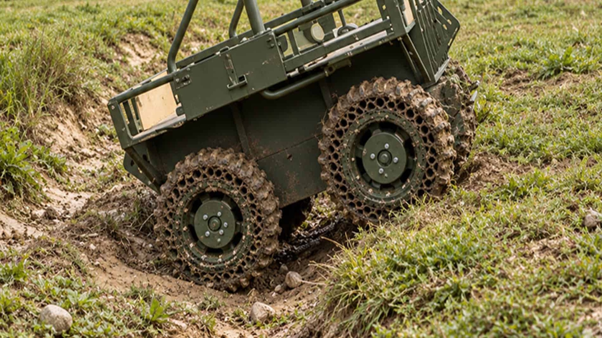 Airless Wheels on an autonomous vehicle 