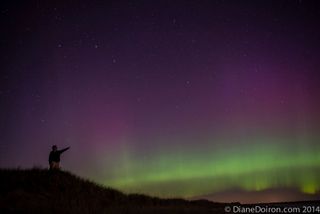 Northern Lights Seen in Pointe-Sapin, NB, Canada