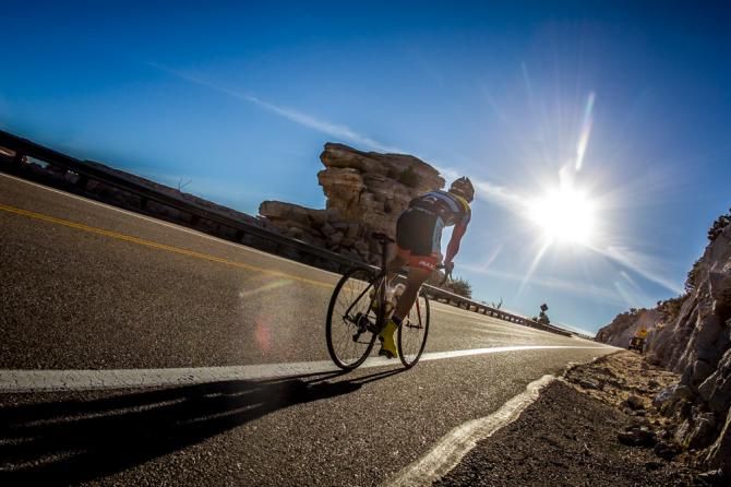 A SmartStop rider heads home after a long day in the saddle
