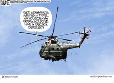 Political cartoon
