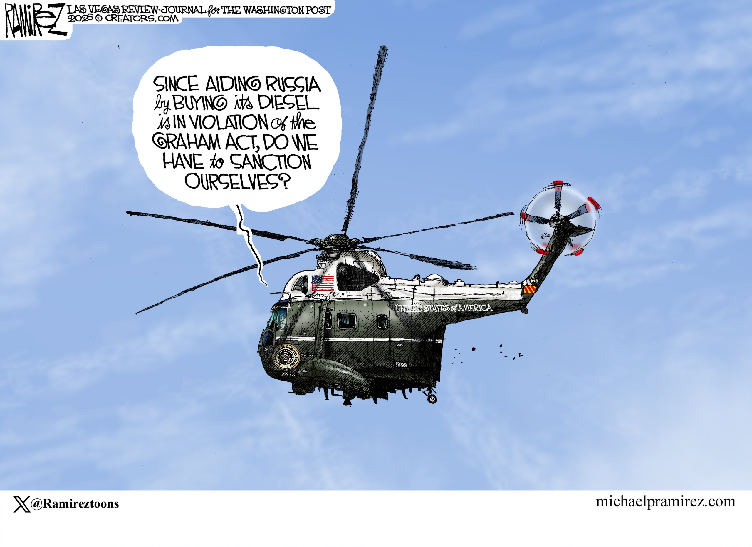 Political cartoon