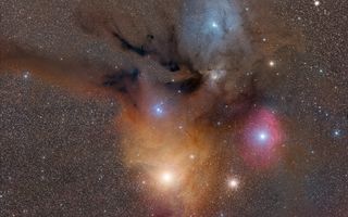 Rho Ophiuchi and Antares Nebulae by Tom O’Donoghue 