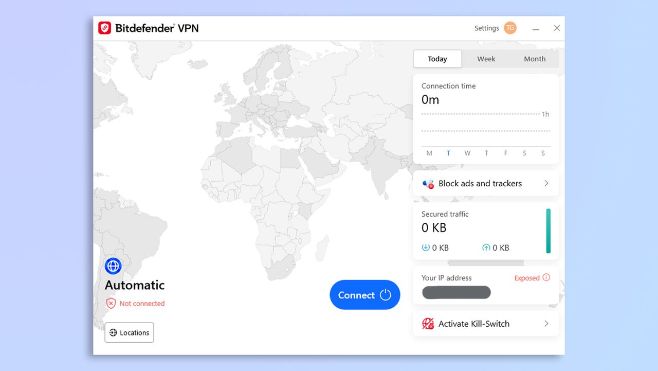 Bitdefender software screenshot