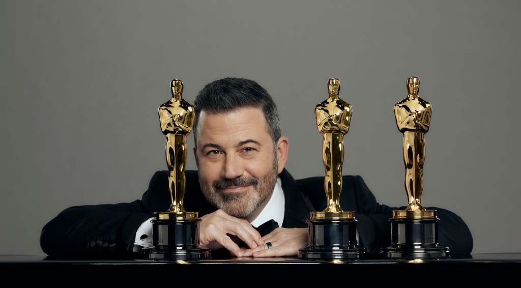 Jimmy Kimmel hosts the Oscars