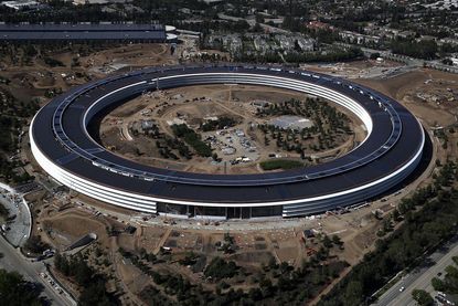 Apple will unveil its new headquarters on Tuesday, and new iPhones