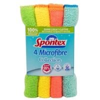 &nbsp;Spontex Microfibre Cloths, Pack of 4, £3.99 at Amazon
