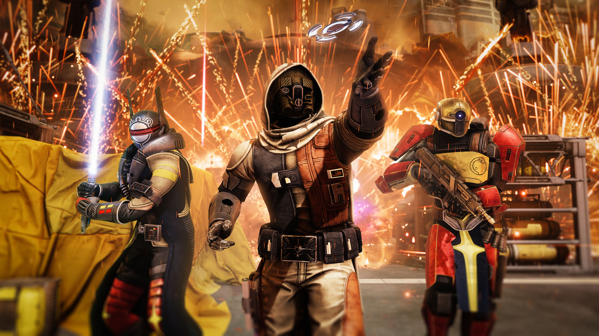 Images from Destiny 2's renegades expansion