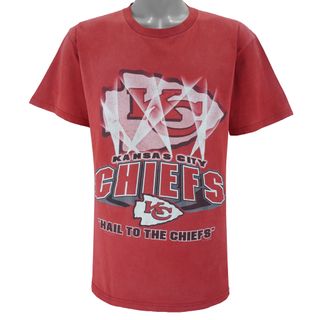 Nfl - Kansas City Chiefs Hail to the Chiefs T-Shirt 1999 Large