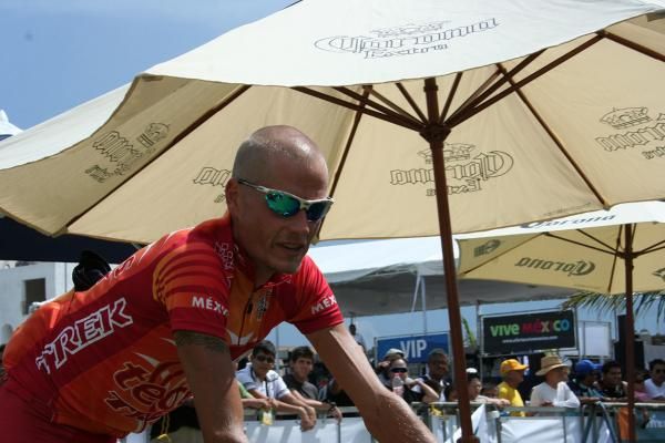 Michael Rasmussen (Tecos Trek) was diggin' the sunshine in Cancun.