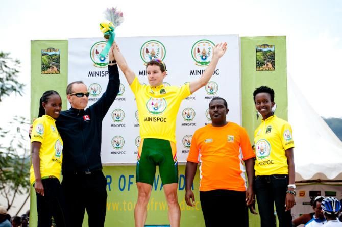 The yellow jersey goes to Darren Lill (South Africa National Team)