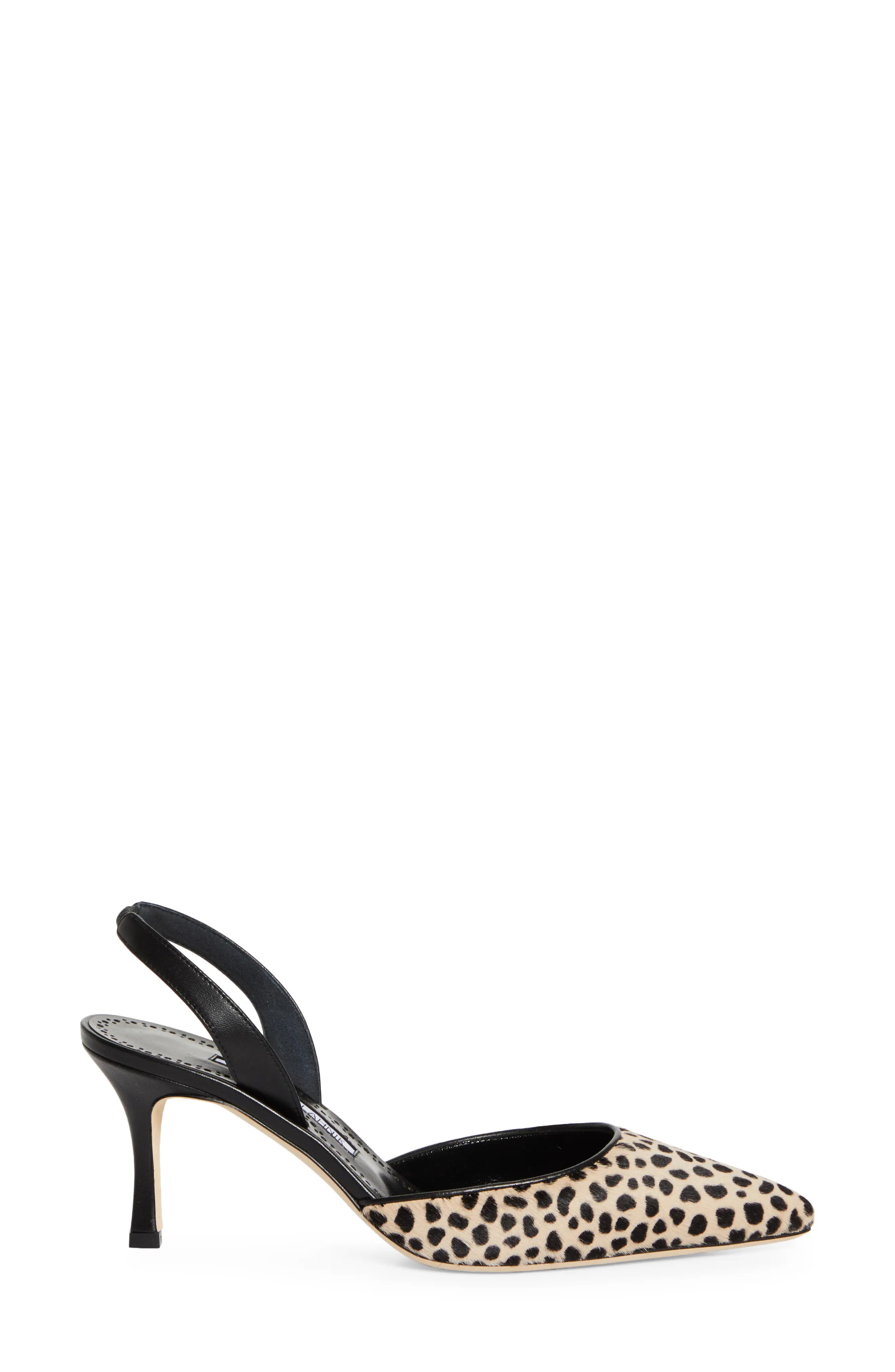 Carolyne Genuine Calf Hair Slingback Pump