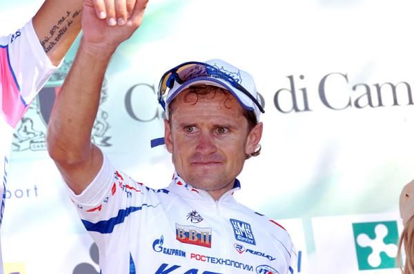Russia's Alexandre Botcharov (Katusha) finished third in the Tre Valli Varesine.