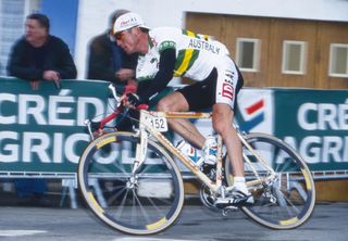 Campionati del Mondo 2000 - 73rd Edition - Plouay (FRA) 268,9 km 15/10/2000 - Scott Sunderland (AUS) - photo Roberto Bettini/BettiniPhotoÂ©2000