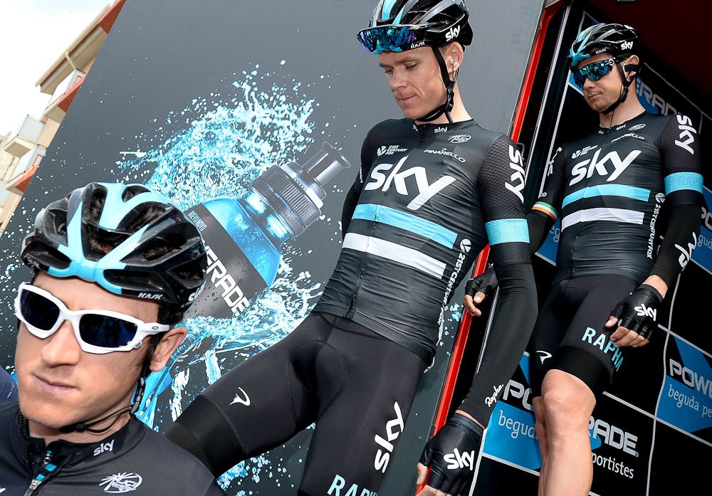 Team Sky's Chris Froome ahead of the stage 1 start at Volta a Catalunya