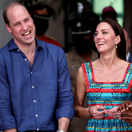 Prince William, Duke of Cambridge and Catherine, Duchess of Cambridge visit Trench Town Culture Yard Museum where Bob Marley used to live, on day four of the Platinum Jubilee Royal Tour of the Caribbean on March 22, 2022 in Kingston, Jamaica. The Duke and Duchess of Cambridge are visiting Belize, Jamaica, and The Bahamas on their week-long tour.