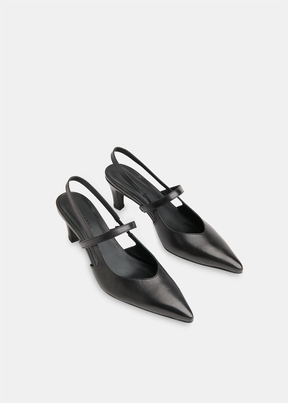 Black Cecily Slingback Heel
