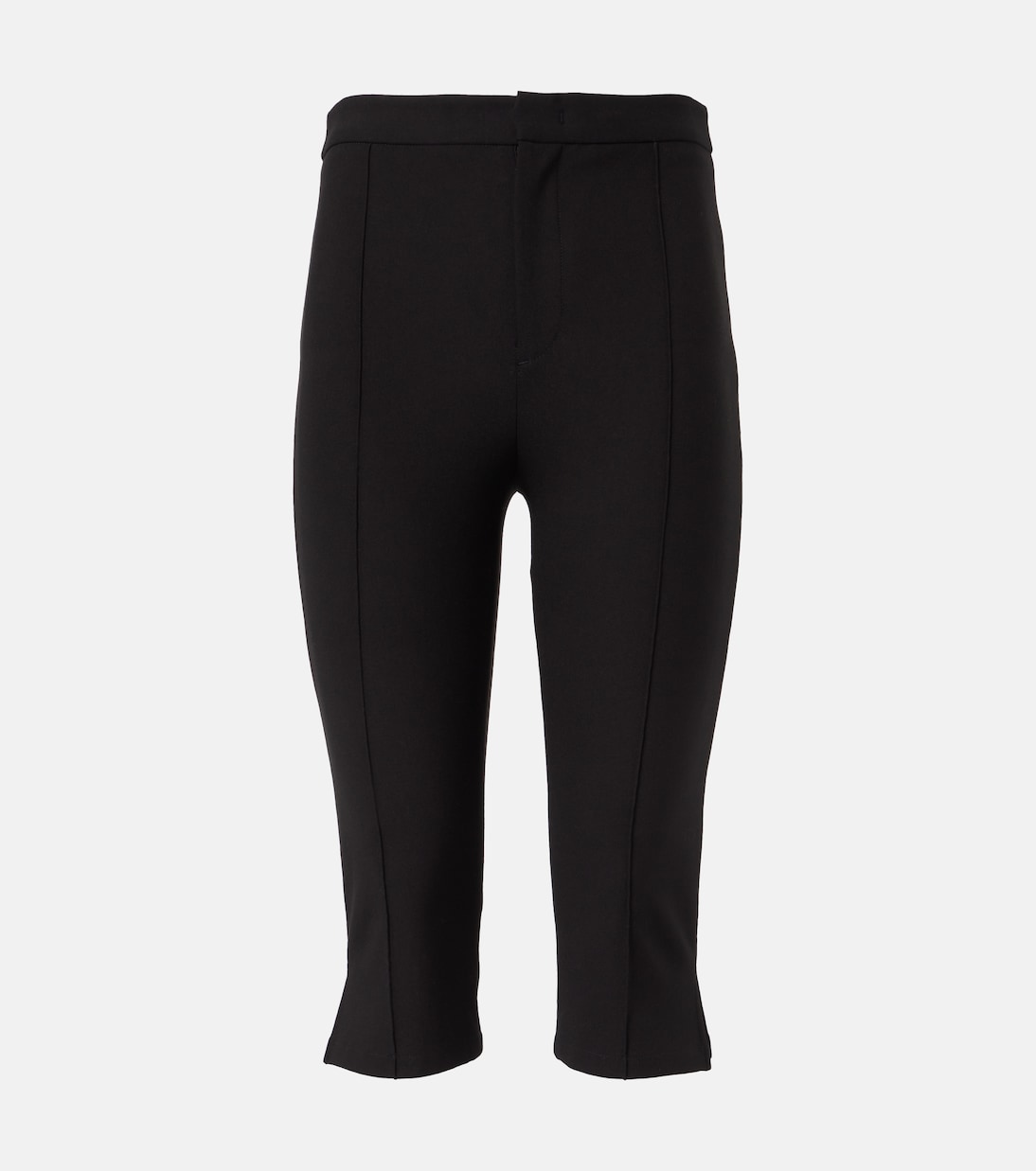Mid-Rise Slim Capri Pants in Black - Vince