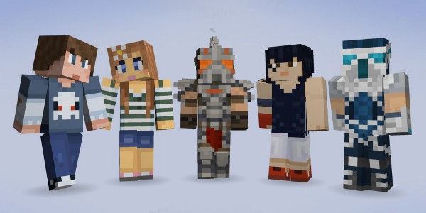 All Minecraft Xbox 360 Edition Skins and Skin Packs 