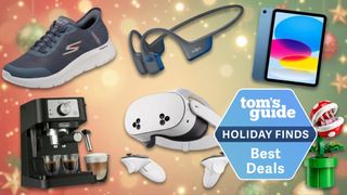 Collage of items on sale for Christmas