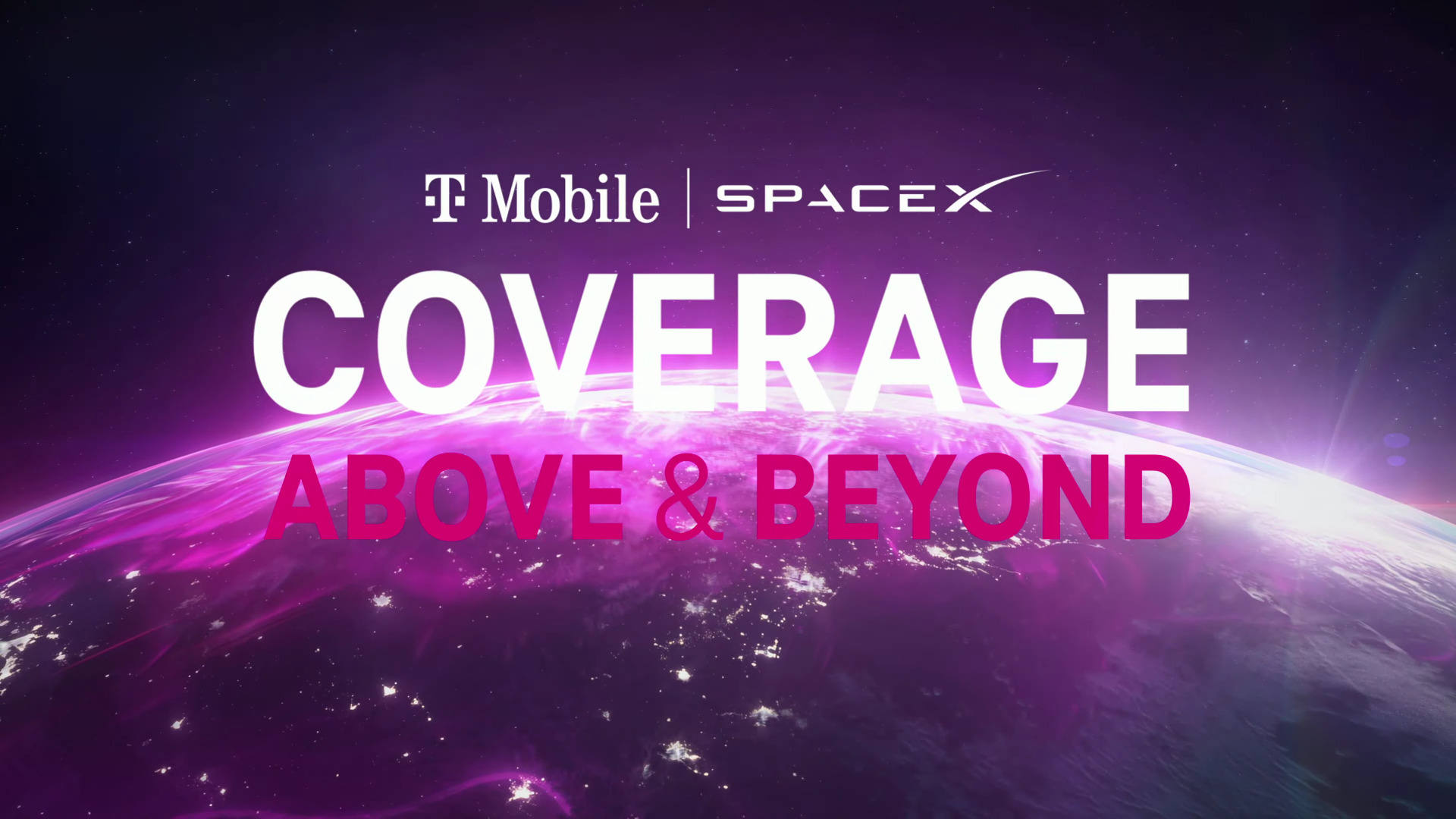 T-Mobile and SpaceX team up for Coverage Above & Beyond