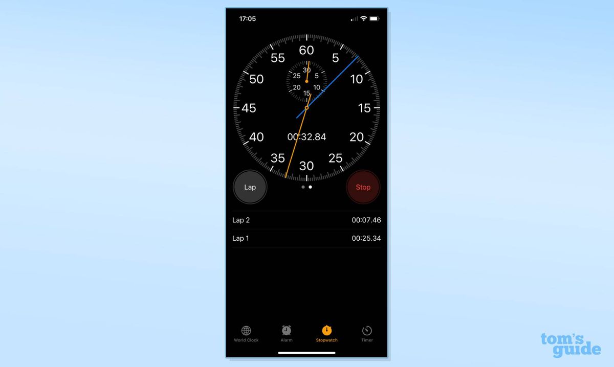 Your iPhone has a hidden analog stopwatch — here's how to turn it on