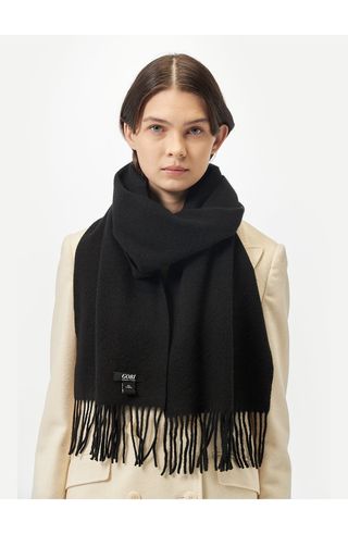 Cashmere Fringed Scarf