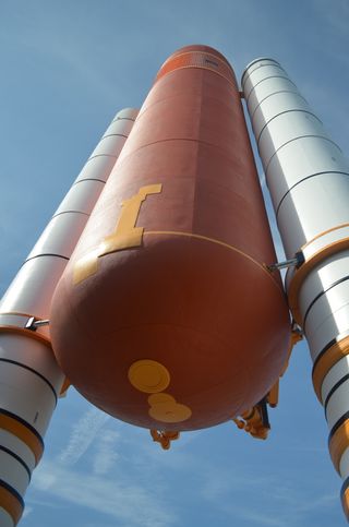 shuttle solid rocket boosters at Kennedy Space Center