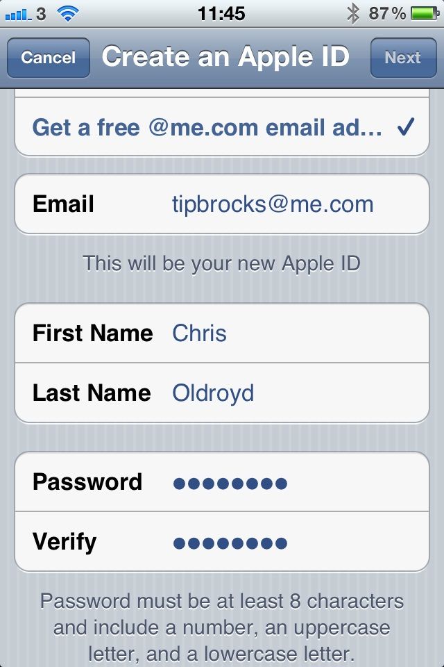 how to open icloud account on iphone 6