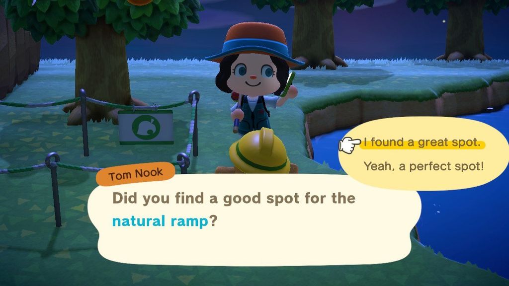 Animal Crossing New Horizons — How to make new bridges and inclines