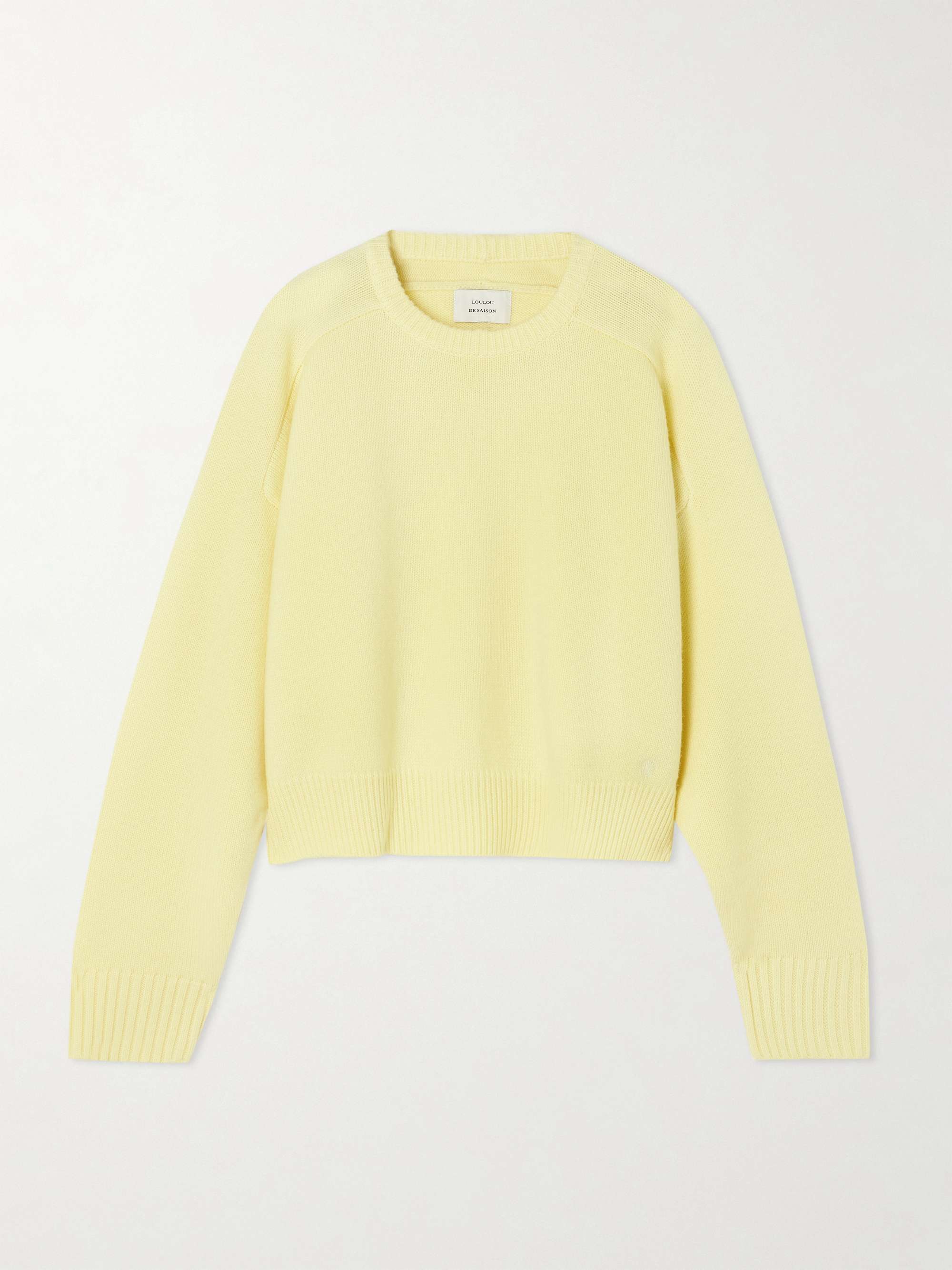 Bruzzi Cropped Wool and Cashmere-Blend Sweater
