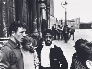 Men and boys in Southam Street, 1959