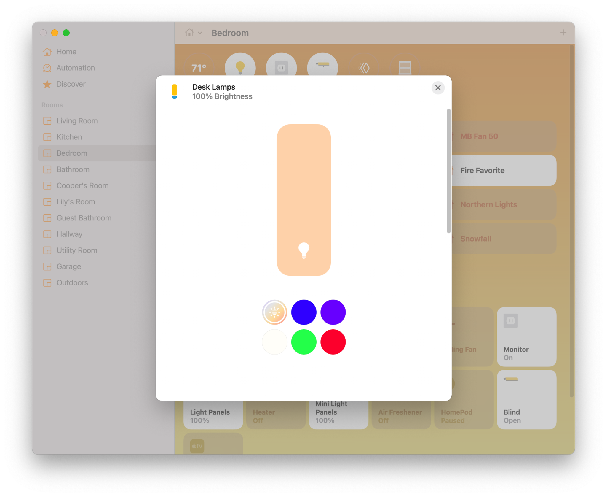Home App Macos Big Sur Light Controls