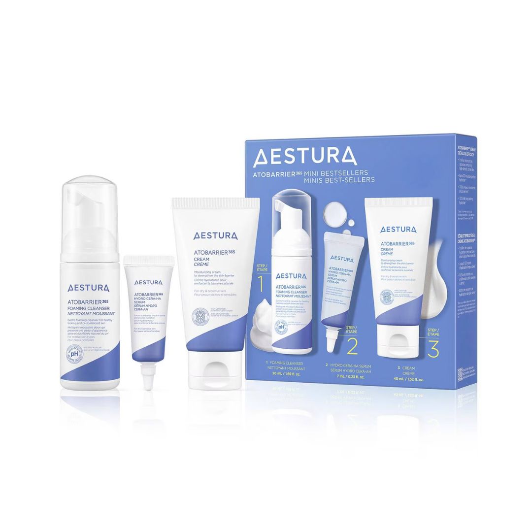 An image showing a selection of products from Aestura