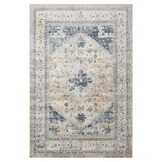 Beige and Blue Malta 2 Rug