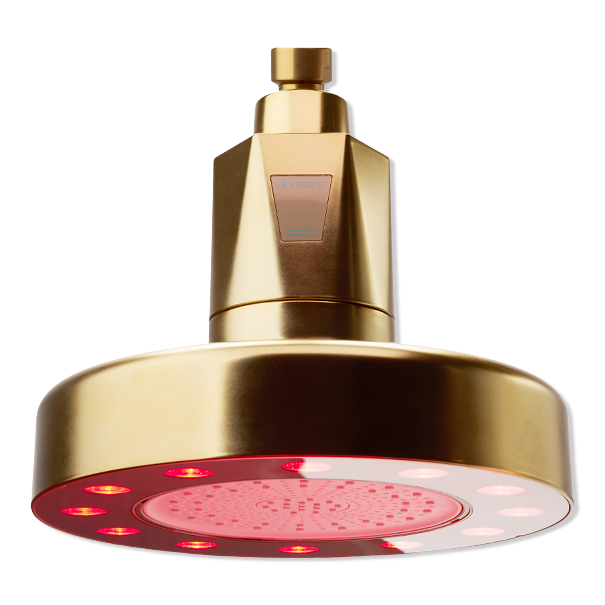 Red Light Shower Filter - Polished Brass