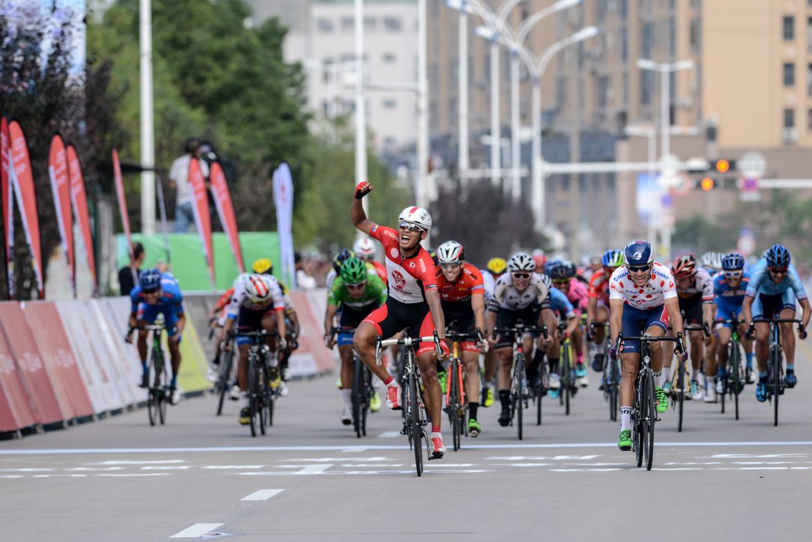 Zhao Jingbiao wins stage 3 of the Tour of Fuzhou